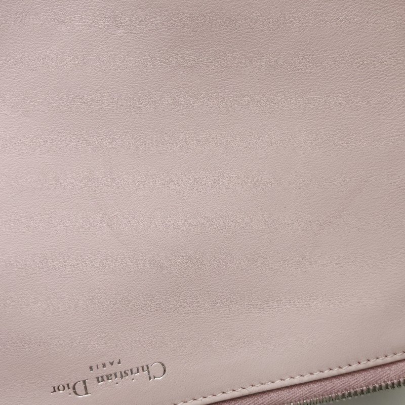 Dior Diorissimo中號牛皮拼色Dior字母吊飾子母包單肩包-21