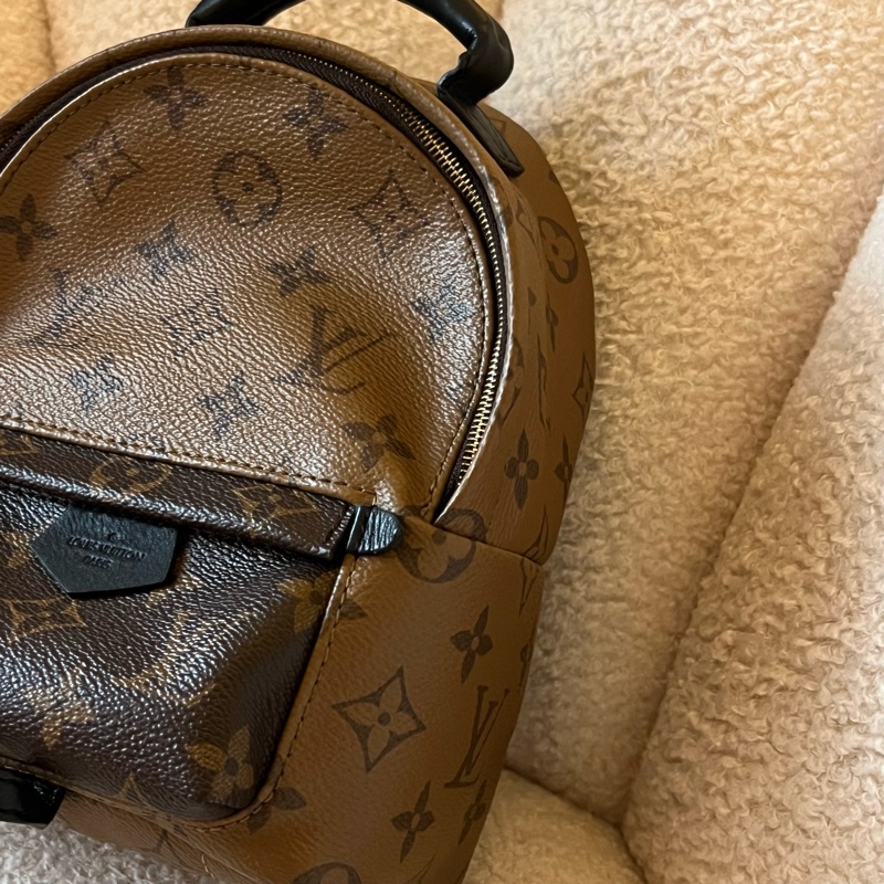 LOUIS VUITTON 拚色老花迷你後背包 M42411-1