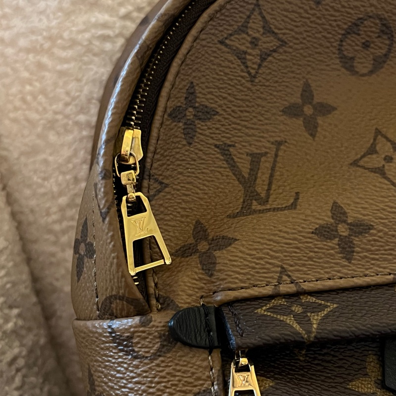 LOUIS VUITTON 拚色老花迷你後背包 M42411-4