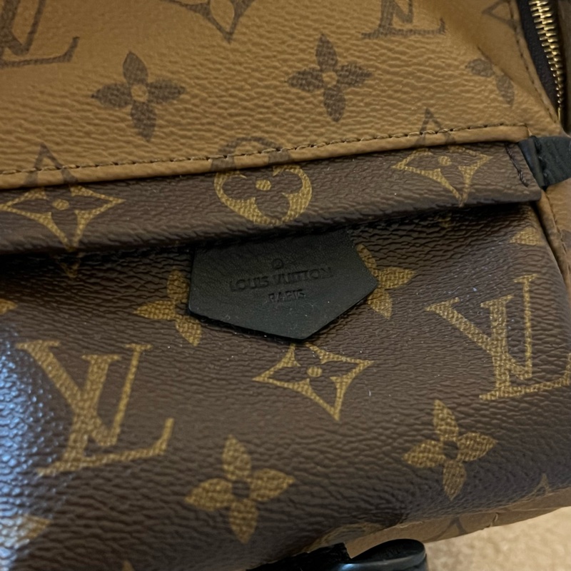 LOUIS VUITTON 拚色老花迷你後背包 M42411-17