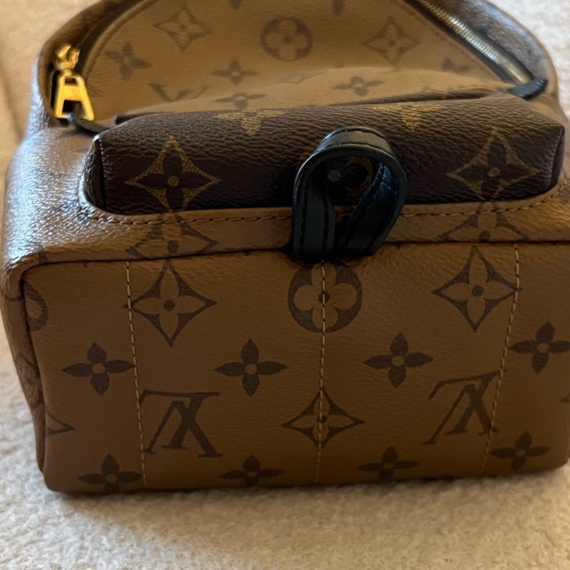LOUIS VUITTON 拚色老花迷你後背包 M42411-19