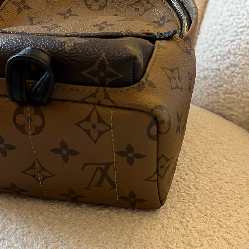 LOUIS VUITTON 拚色老花迷你後背包 M42411-20