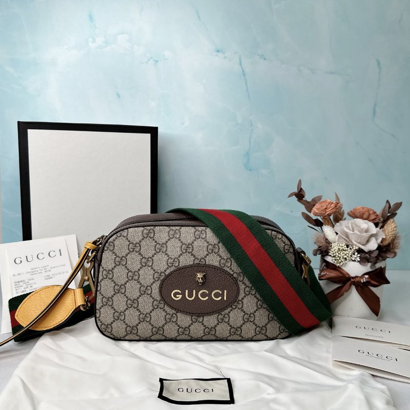 GUCCI Supreme虎頭相機包-0