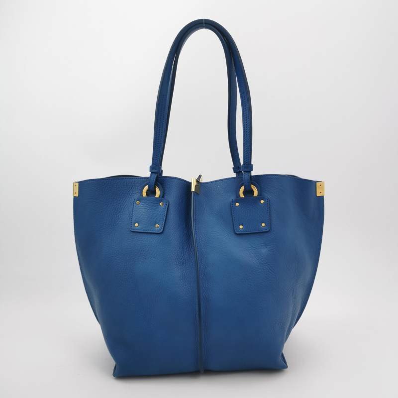 Chloe牛皮純色子母包單肩包-5