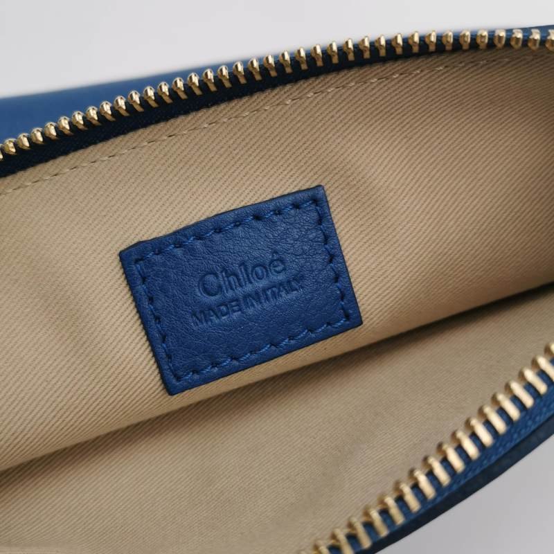 Chloe牛皮純色子母包單肩包-8