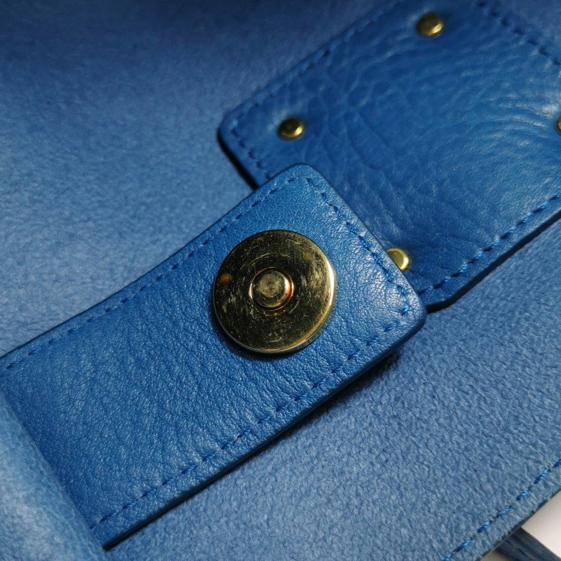 Chloe牛皮純色子母包單肩包-12