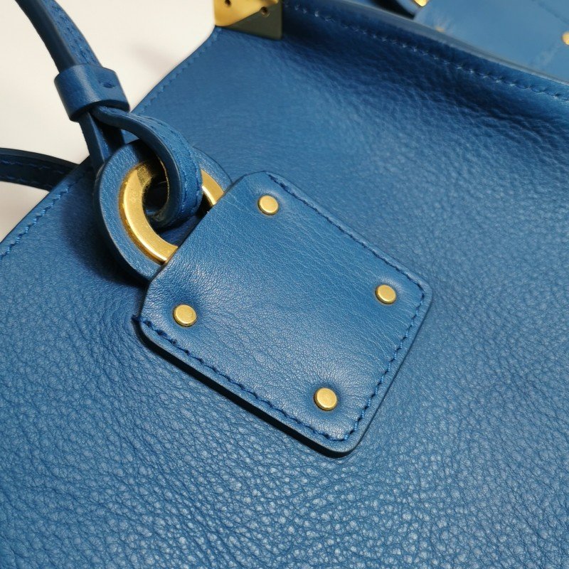 Chloe牛皮純色子母包單肩包-15