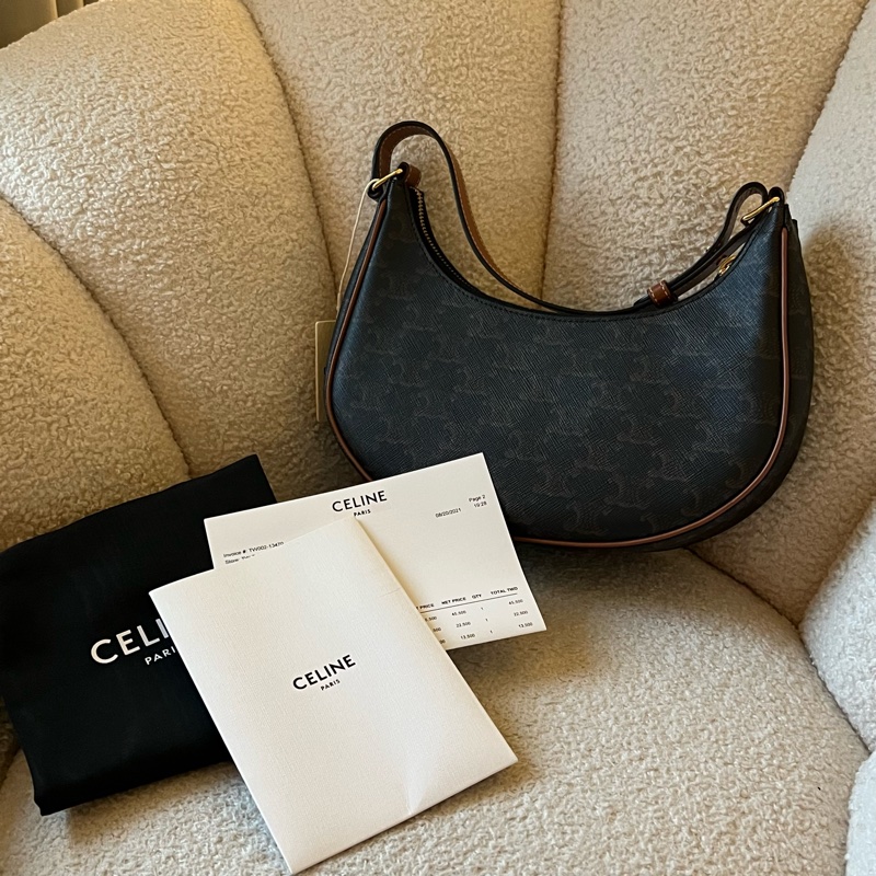 CELINE 凱旋帆布AVA腋下包-3