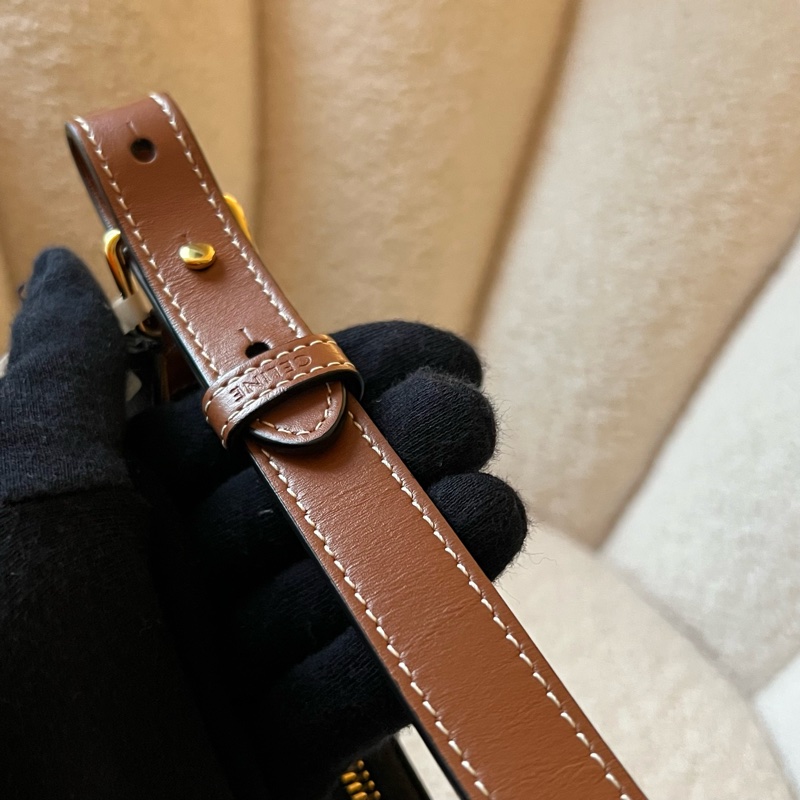 CELINE 凱旋帆布AVA腋下包-9