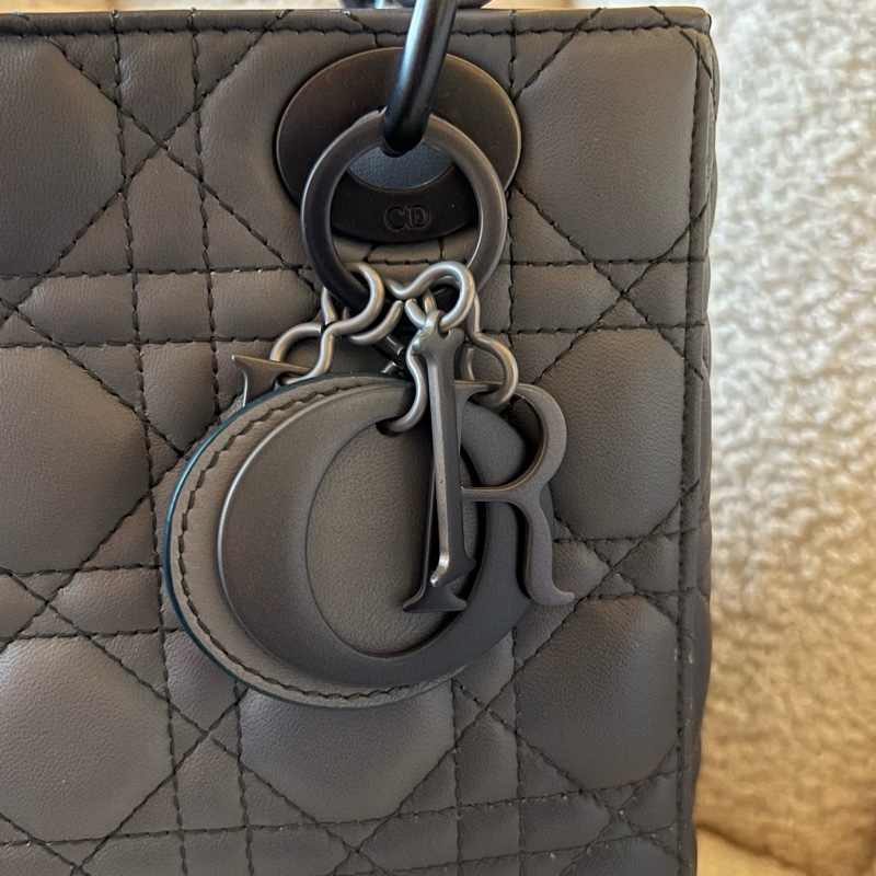 DIOR Lady dior MY ABC 四格黛妃包- 小號漸變灰藍-3