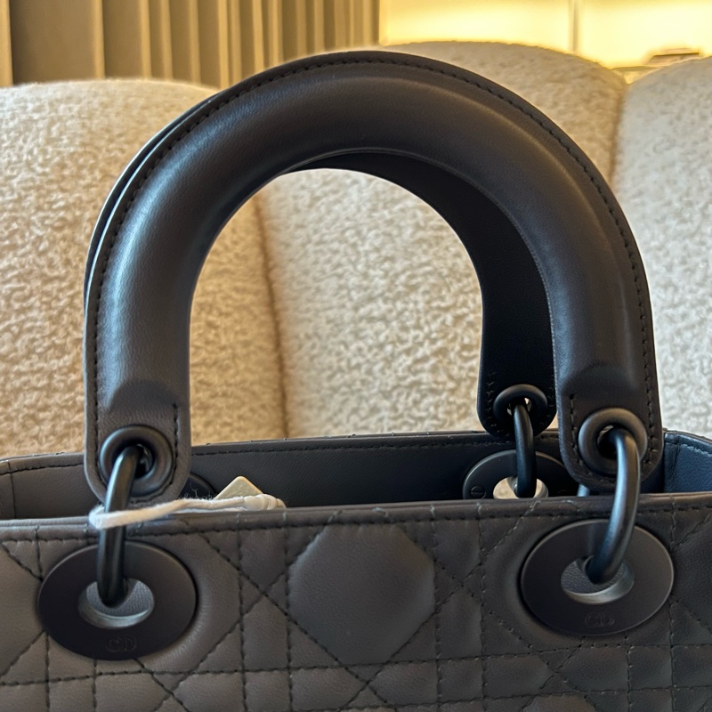 DIOR Lady dior MY ABC 四格黛妃包- 小號漸變灰藍-6