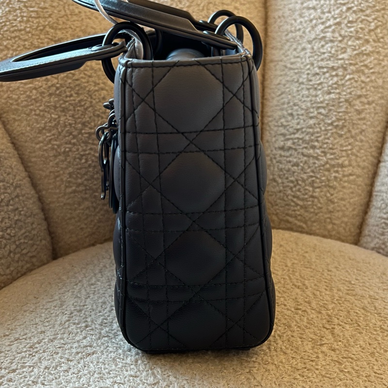 DIOR Lady dior MY ABC 四格黛妃包- 小號漸變灰藍-19