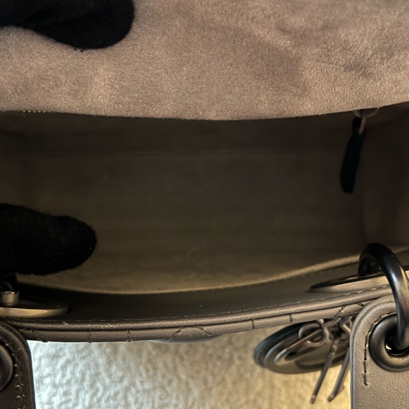 DIOR Lady dior MY ABC 四格黛妃包- 小號漸變灰藍-20