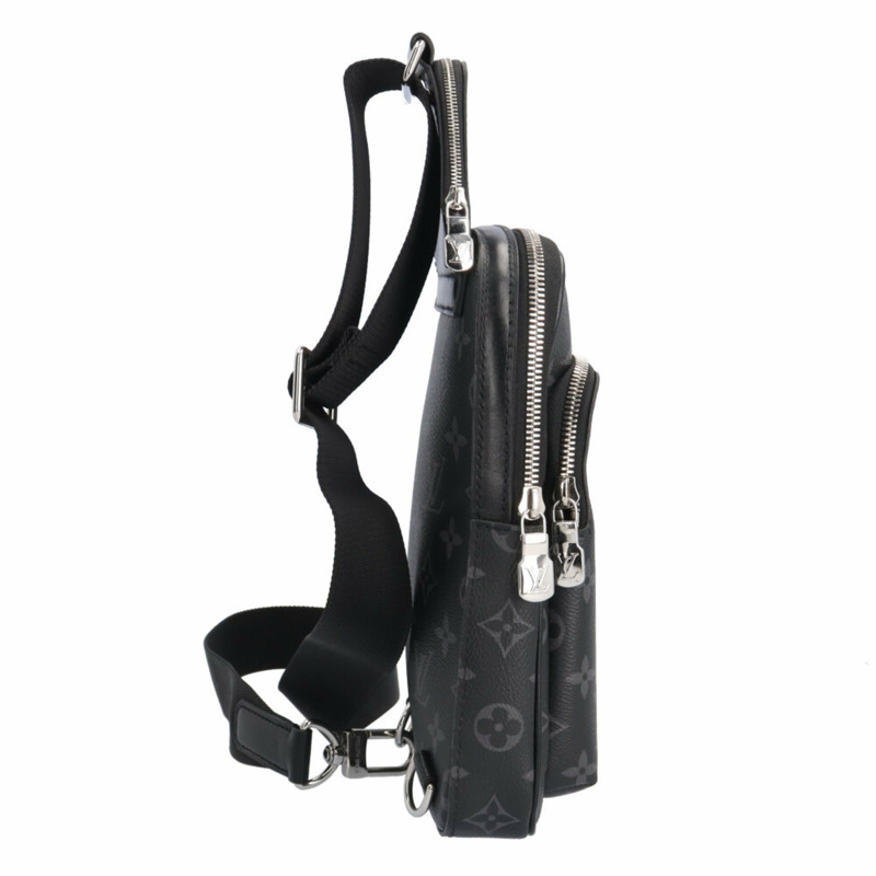 二手路易威登 Avenue Sling Bag PM Monogram Eclipse 斜背包,M47137,黑色,男士-3