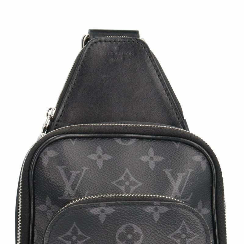 二手路易威登 Avenue Sling Bag PM Monogram Eclipse 斜背包,M47137,黑色,男士-7