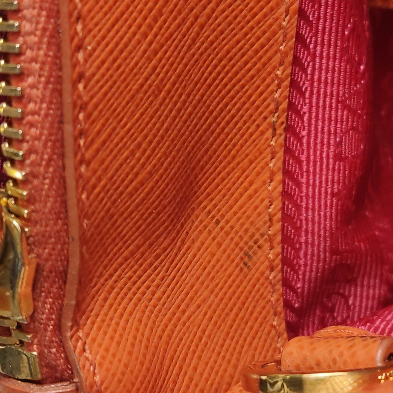 Prada Galleria殺手包大號牛皮拼色三角徽標單肩包-15