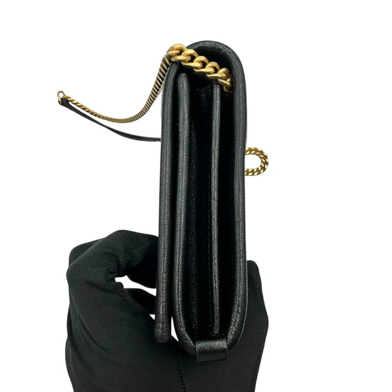 【美收精品】YSL 黑色WOC C-168【隔月月中將轉賣至日本 上架期限30天】-3