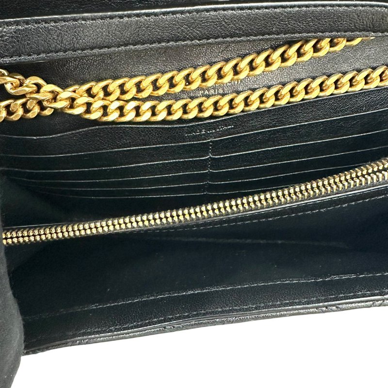 【美收精品】YSL 黑色WOC C-168【隔月月中將轉賣至日本 上架期限30天】-6