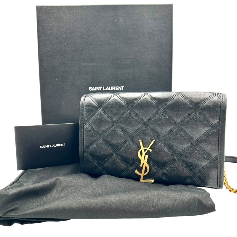 【美收精品】YSL 黑色WOC C-168【隔月月中將轉賣至日本 上架期限30天】-10