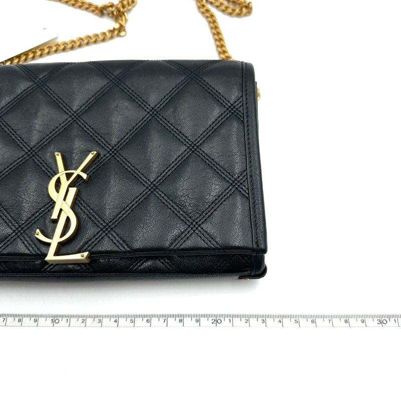 【美收精品】YSL 黑色WOC C-168【隔月月中將轉賣至日本 上架期限30天】-12