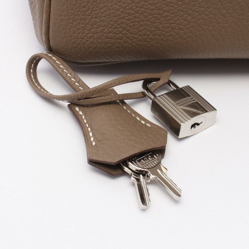 愛馬仕 Birkin 25 手提包 B Togo 皮革 Etoupe 灰色 二手 女士 SHW-5