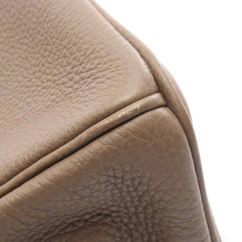 愛馬仕 Birkin 25 手提包 B Togo 皮革 Etoupe 灰色 二手 女士 SHW-7