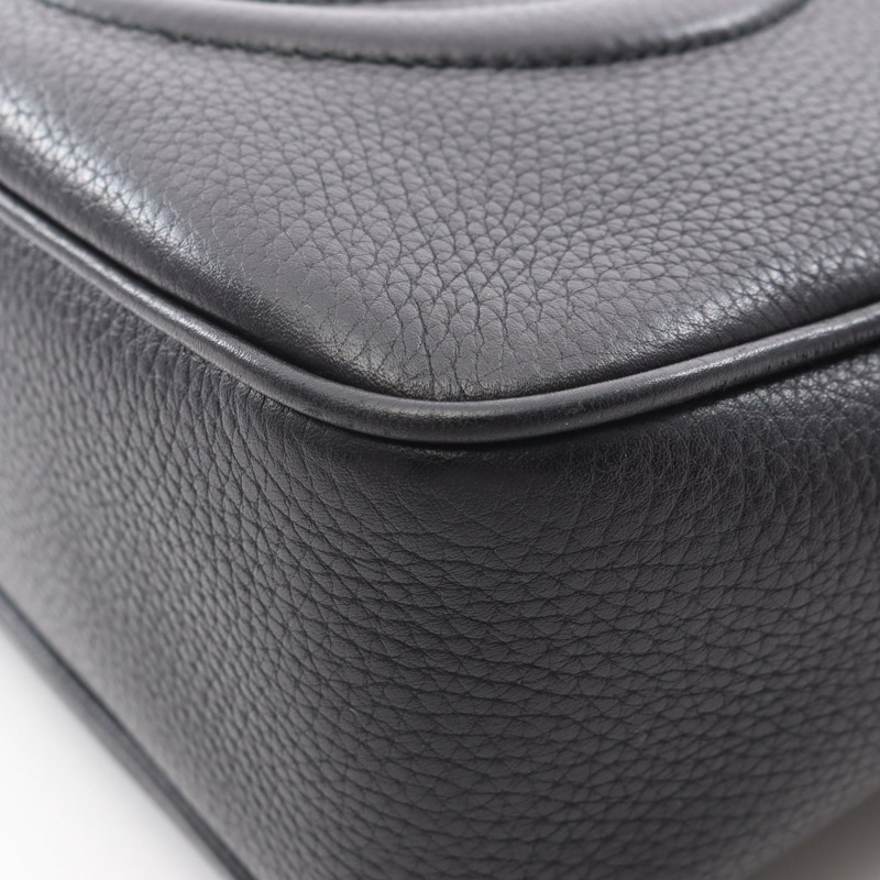 GUCCI Soho Disco 互扣式 G 肩背包 308364 黑色皮革 二手 女士-7