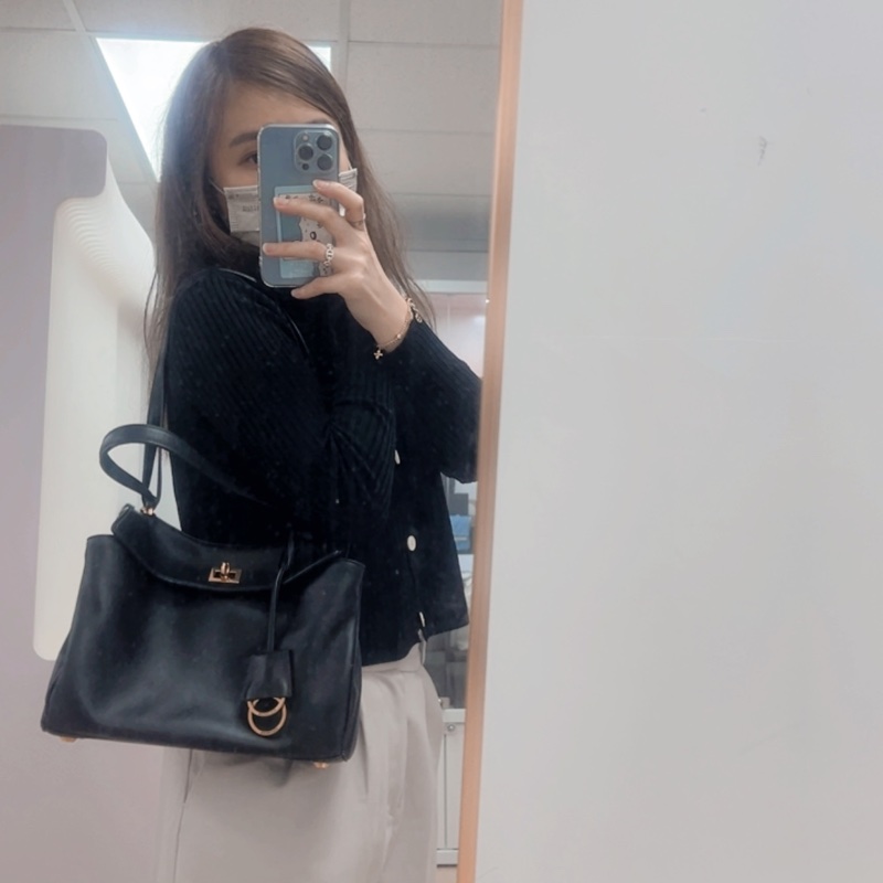 Balenciaga rodeo small 黑金-15