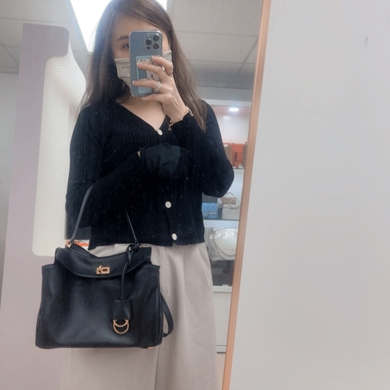 Balenciaga rodeo small 黑金-16