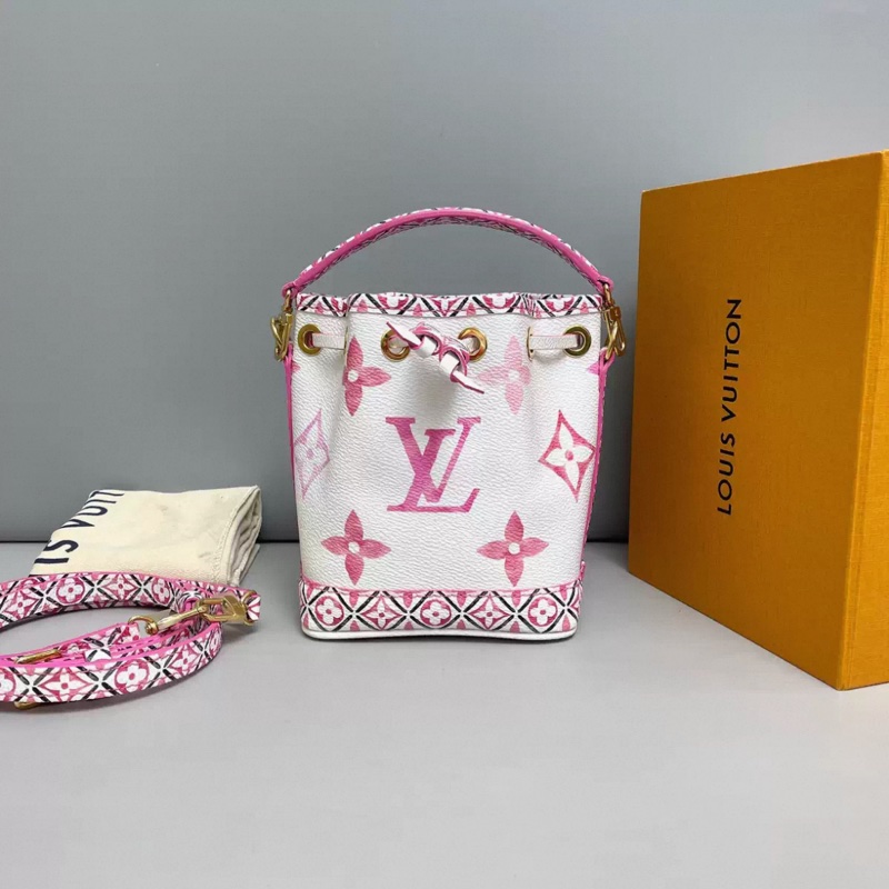 LV路易威登 noe nano限定水彩水桶包 芯片-0