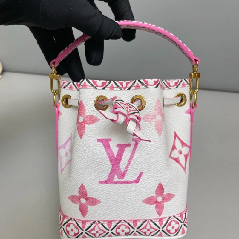 LV路易威登 noe nano限定水彩水桶包 芯片-3