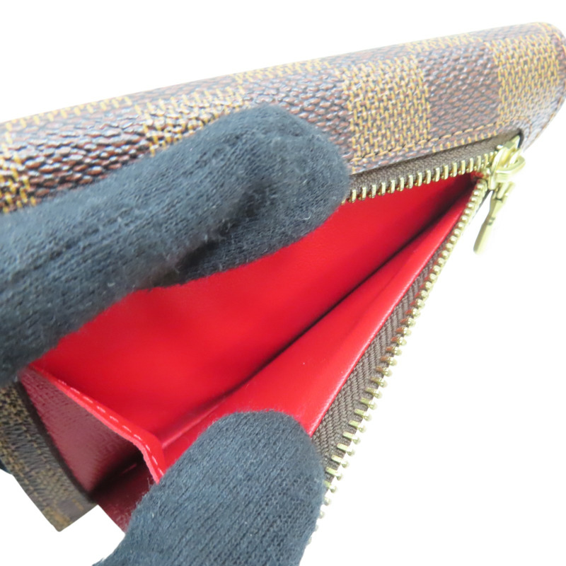 棕色 棋盤格帆布 Portefeuille Koala 三折短夾【LOUIS VUITTON LV 路易威登】 N60005-7