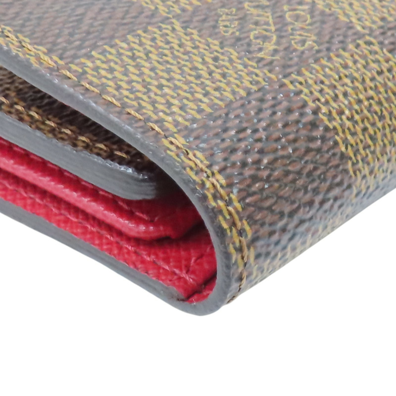 棕色 棋盤格帆布 Portefeuille Koala 三折短夾【LOUIS VUITTON LV 路易威登】 N60005-13