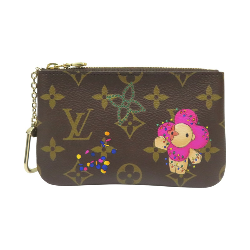 VIVI 棕色 原花帆布 Coin Case 鑰匙包 零錢包【LOUIS VUITTON LV 路易威登】 M27045-0