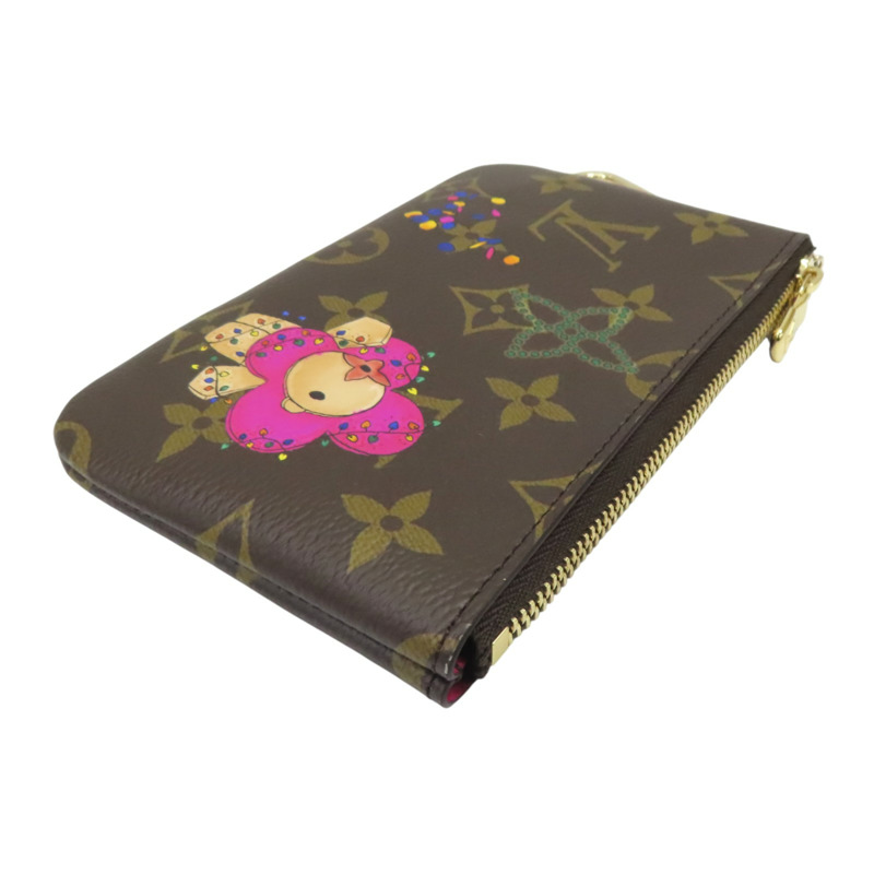 VIVI 棕色 原花帆布 Coin Case 鑰匙包 零錢包【LOUIS VUITTON LV 路易威登】 M27045-2
