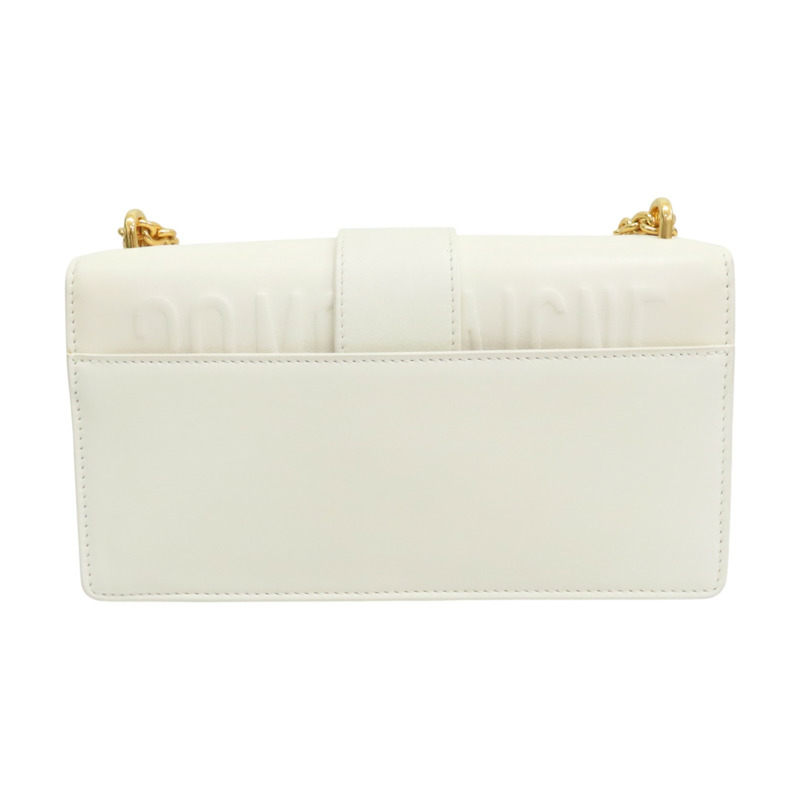 白色 牛皮 30 Montaigne East-West 肩背包【Dior 迪奧 】 M9334UHEL_M030-1