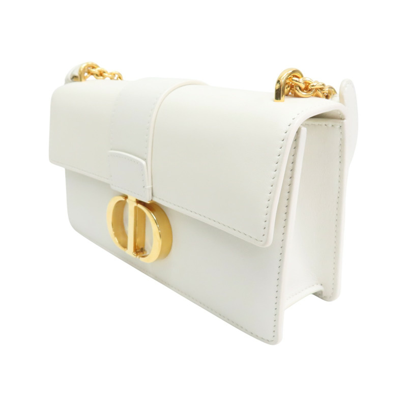 白色 牛皮 30 Montaigne East-West 肩背包【Dior 迪奧 】 M9334UHEL_M030-2
