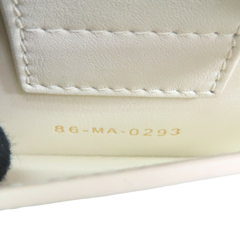 白色 牛皮 30 Montaigne East-West 肩背包【Dior 迪奧 】 M9334UHEL_M030-7