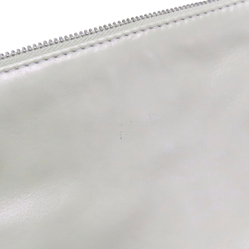 淺綠色 牛皮 CHANEL 22 MEDIUM 鍊帶 肩背包 銀扣【CHANEL 香奈兒】 AS3261-16