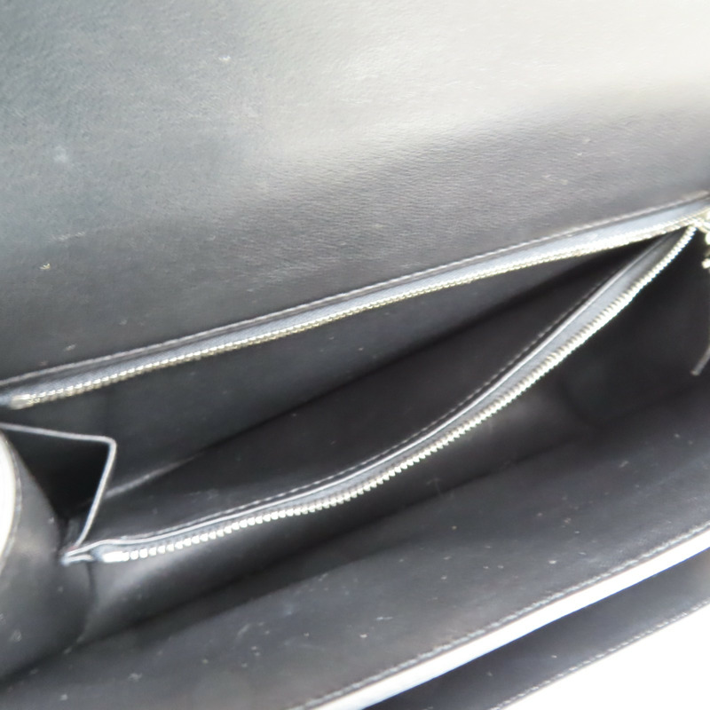 黑色 Epsom牛皮 Constance 24 康康包 肩背包 X刻 銀扣【HERMES 愛馬仕】-4