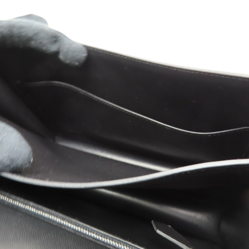 黑色 Epsom牛皮 Constance 24 康康包 肩背包 X刻 銀扣【HERMES 愛馬仕】-6