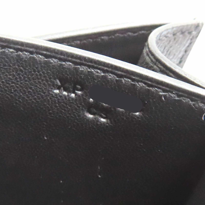 黑色 Epsom牛皮 Constance 24 康康包 肩背包 X刻 銀扣【HERMES 愛馬仕】-9