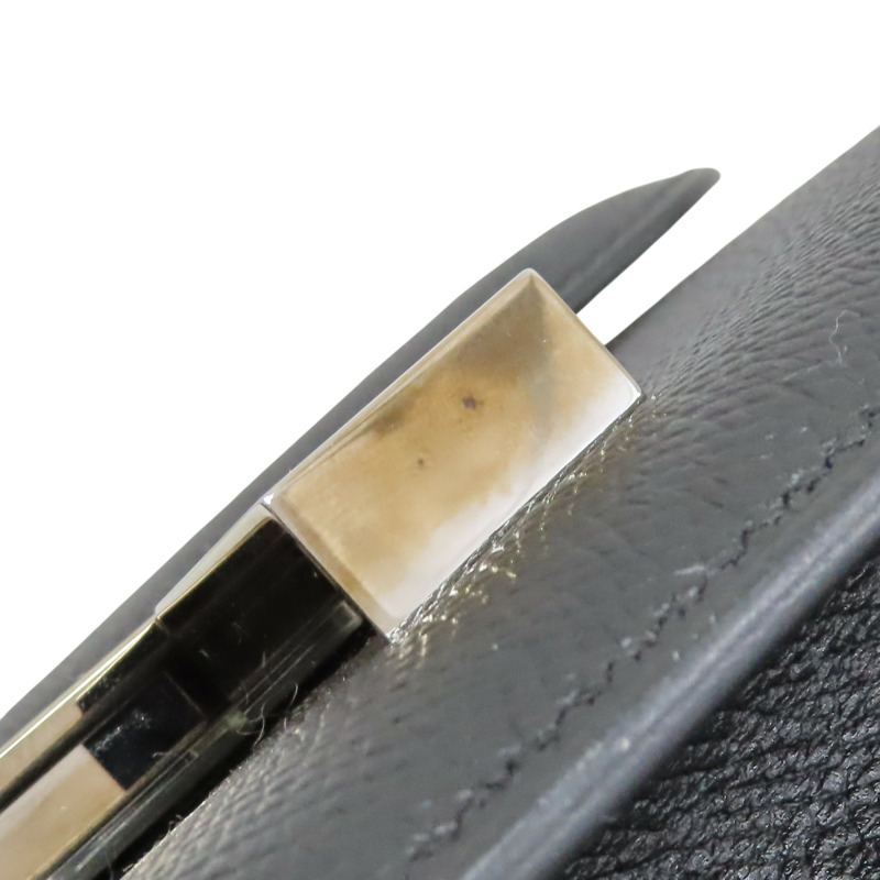 黑色 Epsom牛皮 Constance 24 康康包 肩背包 X刻 銀扣【HERMES 愛馬仕】-16