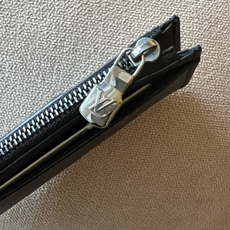 LOUIS VUITTON 零錢卡片包 - 灰老花M69533-3