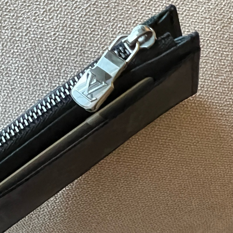 LOUIS VUITTON 零錢卡片包 - 灰老花M69533-6