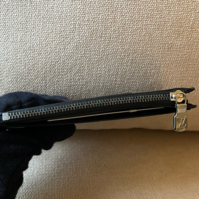 LOUIS VUITTON 零錢卡片包 - 灰老花M69533-9