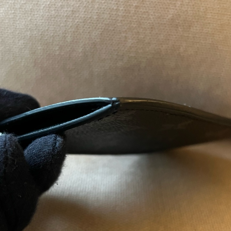 LOUIS VUITTON 零錢卡片包 - 灰老花M69533-14