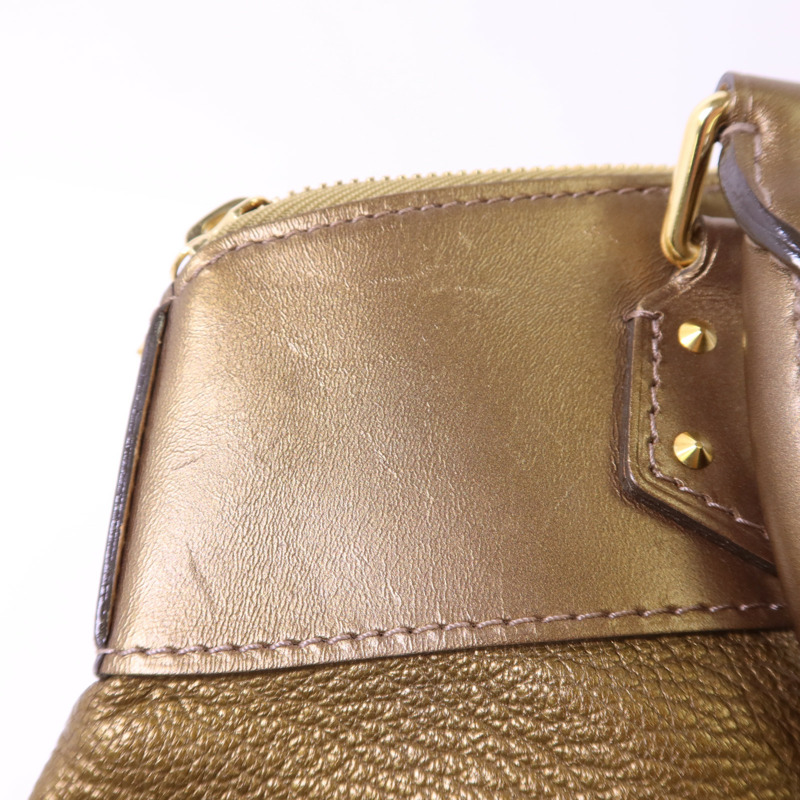 LOUIS VUITTON Suhali Lockit PM金扣手挽袋-16