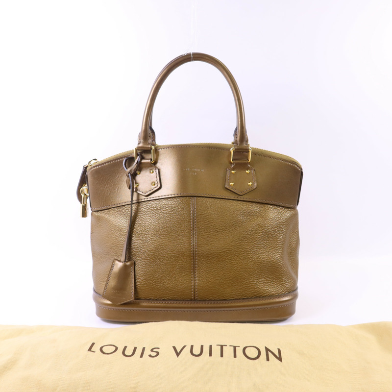 LOUIS VUITTON Suhali Lockit PM金扣手挽袋-19