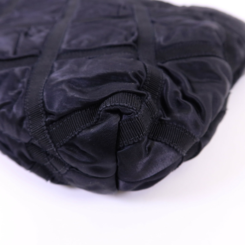 CHANEL 緞布Grosgrain Tote Bag金扣手挽袋-13